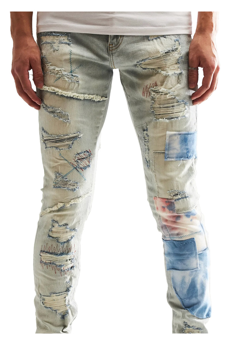 Embellish Jeans Toro Denim Patchwork Embf121-113