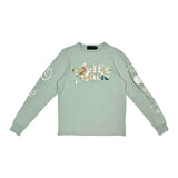 Vie Riche Sweater Self Made Art Crew Neck 122-0009-MNT