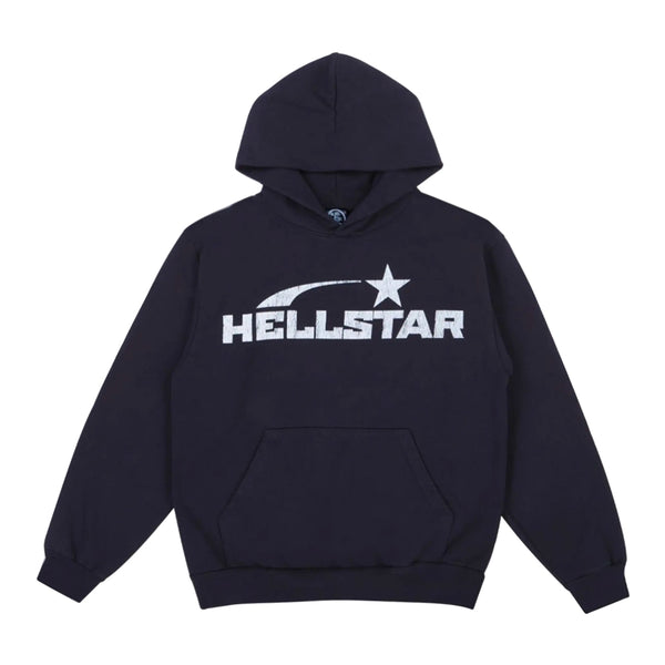 Hellstar Hoodie Logo Vintage Sweatshirt Black