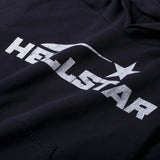 Hellstar Hoodie Logo Vintage Sweatshirt Black