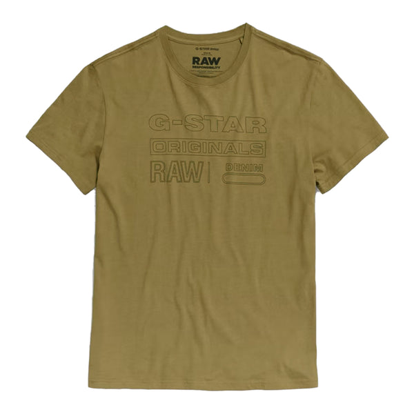 G-Star Raw T-Shirt Originals Smoke Olive D22775