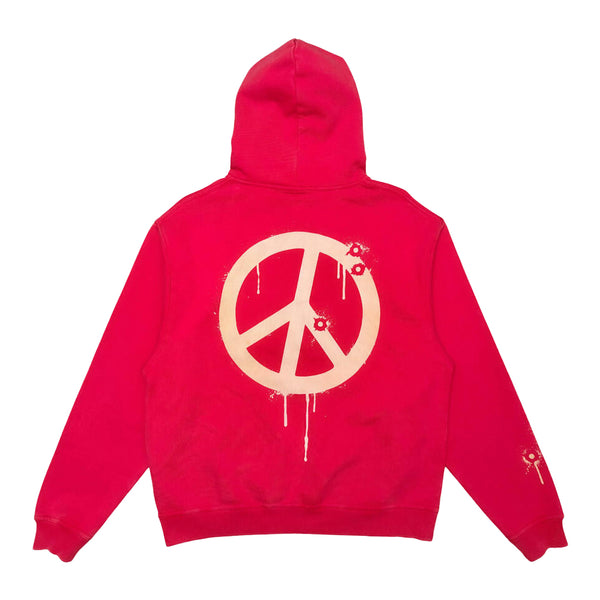 Wrathboy Hoodie Keep the Peace WB03-058 RED