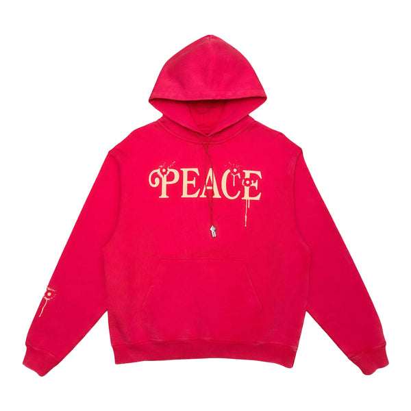 Wrathboy Hoodie Keep the Peace WB03-058 RED