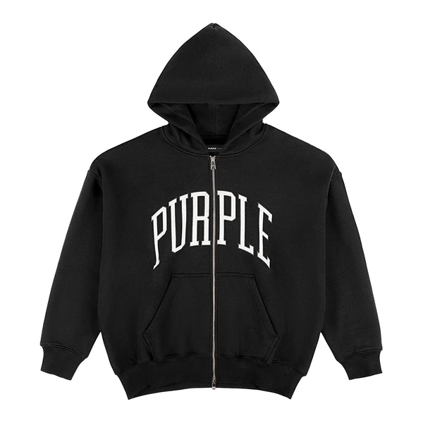 Purple Brand Hoodie Collegiate Zip Up Hoodie P460-HBBC124
