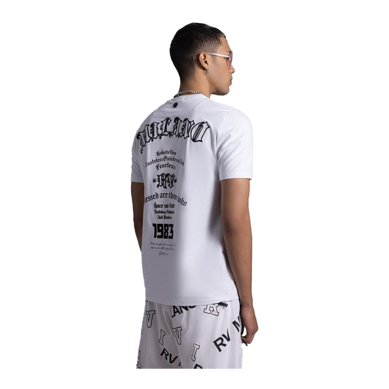 Roberto Vino T-Shirt Fearless White RVT-US-19