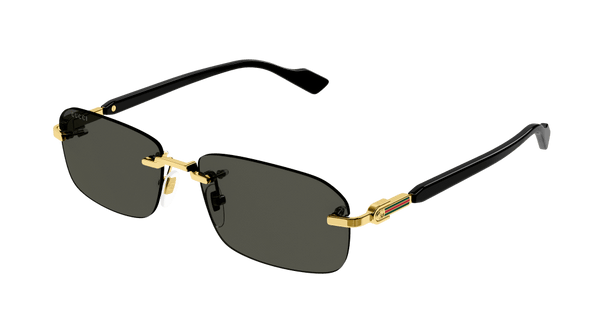 Gucci Black Rectangular Sunglasses GG1221S-001