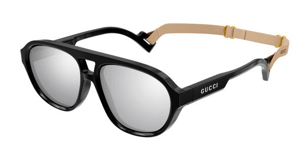 Gucci Black Aviator Sunglasses GG1239S-002