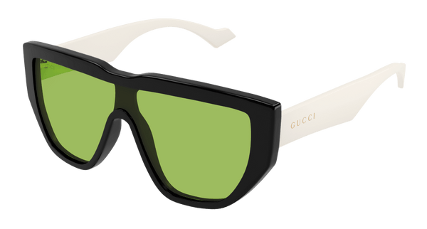 Gucci Black White Square Sunglasses GG0997S-001