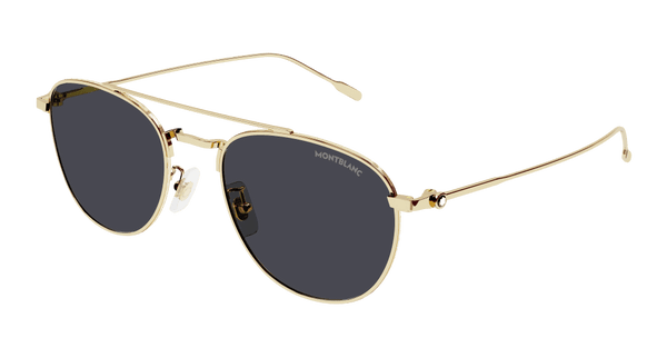 Montblanc Gold Aviator Sunglasses MB0211S-005