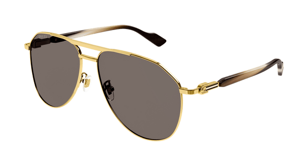 Gucci Gold Aviator Sunglasses GG1220S-002