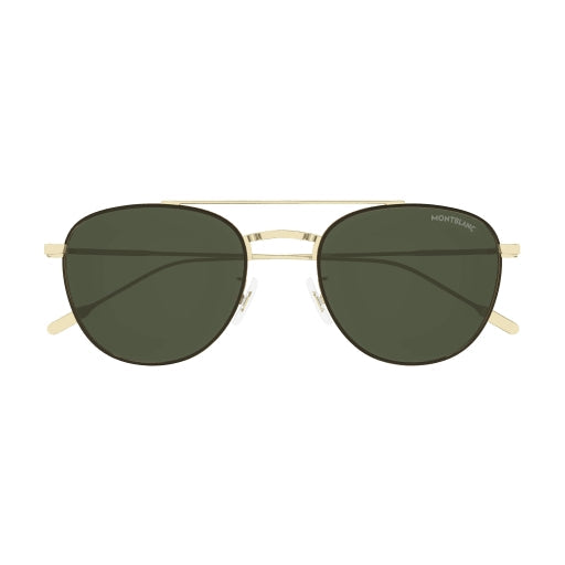 Montblanc Gold Aviator Sunglasses MB0211S-008