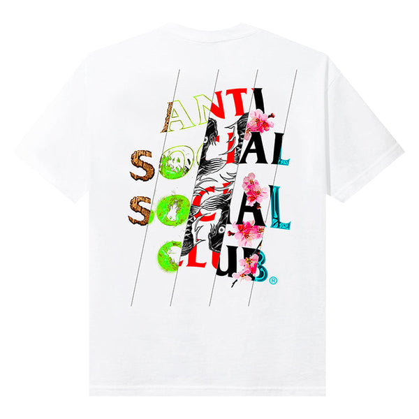Anti Social Social Club Multicolor Flowers White