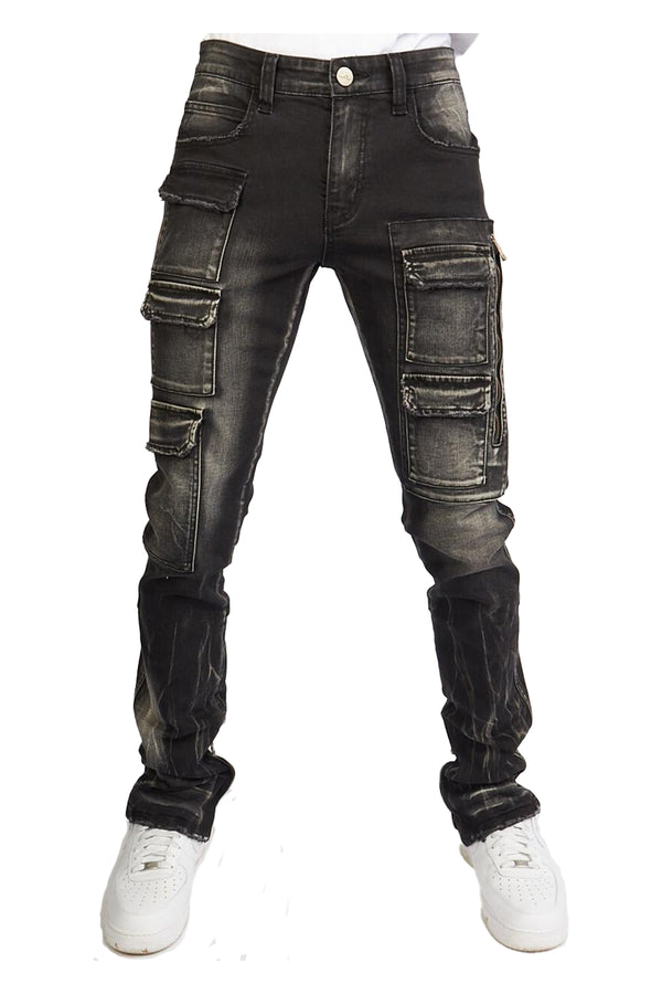 Foreign Brands Jeans Stacked Cargo Flare Murph502