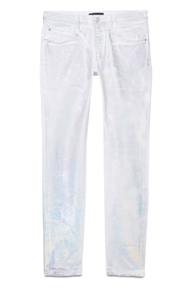 Purple Brand Jeans White Iridescent P001-WWIP322