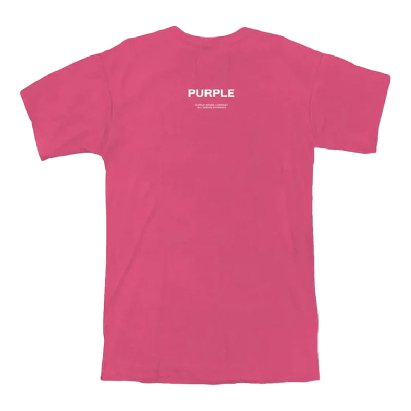 Purple Brand T-Shirt Textured Wire Frame P104-JHPW322