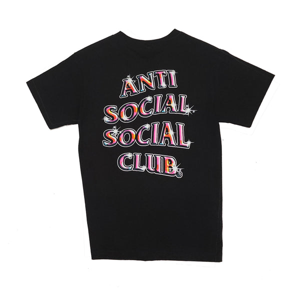 Anti Social Social Crew Neck Black Sparkles