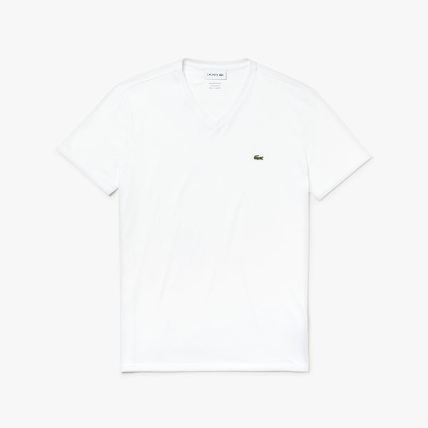 Lacoste Vneck Th6710-51 White – Emergency Clothing Store
